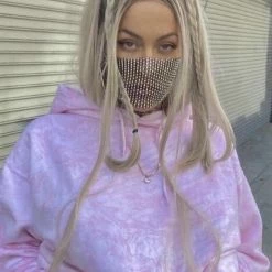 Accessories Zoey Rhinestone Face Masks