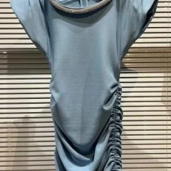 Reve Doll Essentials Jessica Bara Regla Sleeveless Rhinestone Mini Dress