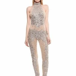 Jessica Bara Nude Gaga Crystal Jumpsuit Influencer Style