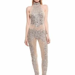 Influencer Style Jessica Bara Gaga Crystal Jumpsuit