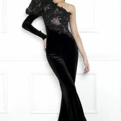 Nicole Bakti One Shoulder Jumpsuit