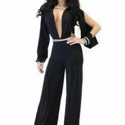 Birthday Suit Vie Sauvage Black Crystal Jumpsuit