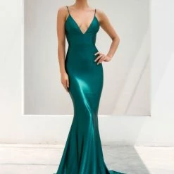 Best Sellers Jessica Bara Naija V-Neck Backless Gown