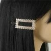 ReveBoutique Debbie Rhinestone Rectangular Hair Pin