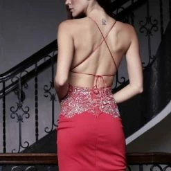 Baccio Couture Baccio Dora Painted Short Dress