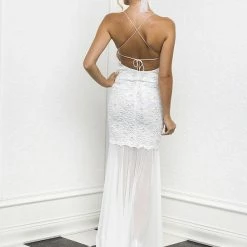 Baccio Couture Baccio Magda Painted Long Dress