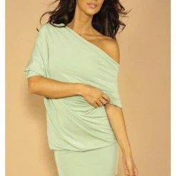 Dresses Leiluna Collection Wide Neck Jumper Dress