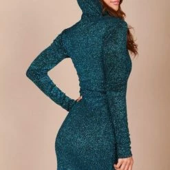 Leiluna Collection Leiluna Hooded Dress Dresses