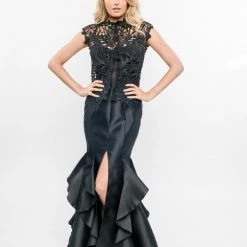 Best Sellers Nicole Bakti Lace Top With High Front Slit