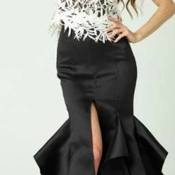 Best Sellers Nicole Bakti Lace Top With High Front Slit