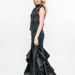 Best Sellers Nicole Bakti Lace Top With High Front Slit