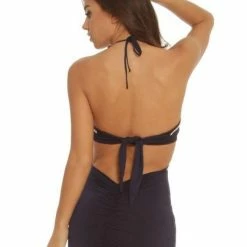 Vie Sauvage Marie Detachable Halter Two-Piece Dress Birthday Suit
