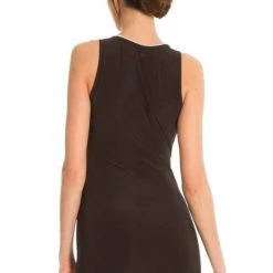 Vie Sauvage Mesh Mini Black Dress