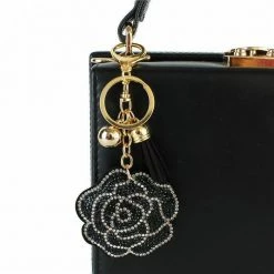 ReveBoutique Accessories Halsey Rose Rhinestones Key Chain