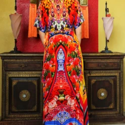 Shahida Parides Wrap Dress In Yellow Lemon Drop