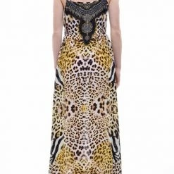 Shahida Parides Leopard Cami Long Dress Dresses