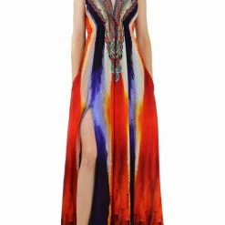 Dresses Shahida Parides Poinsettia Stripes Dress