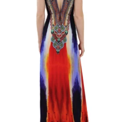 Dresses Shahida Parides Poinsettia Stripes Dress