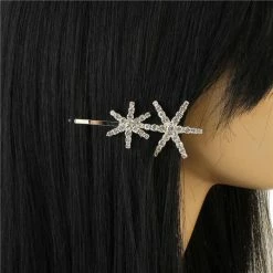 ReveBoutique Accessories Cher Rhinestone Star Hair Pin