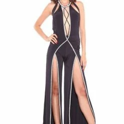 Vie Sauvage Adrian Double Split Pant Suit Birthday Suit
